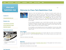 Tablet Screenshot of chewpark.org.uk